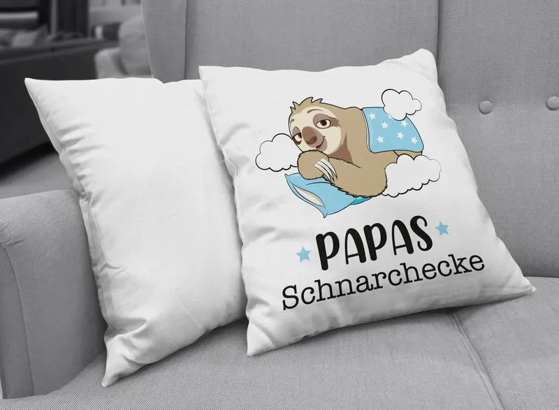 Kissen - Faultier Papas Schnarchecke V2