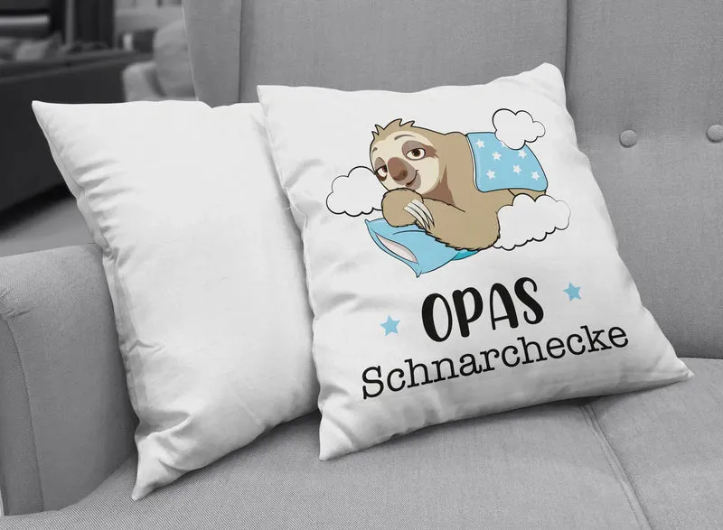 Faultier Kissen - Opas Schnarchecke V2