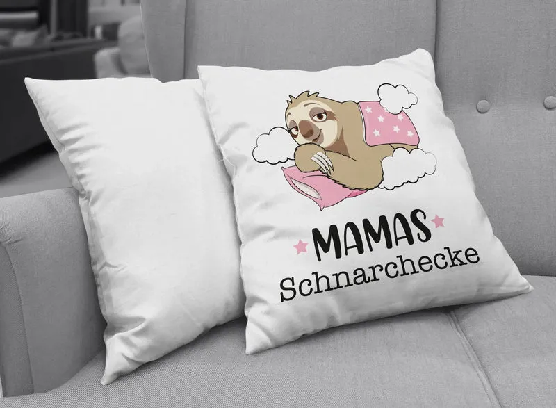 Kissen - Faultier Mamas Schnarchecke V2