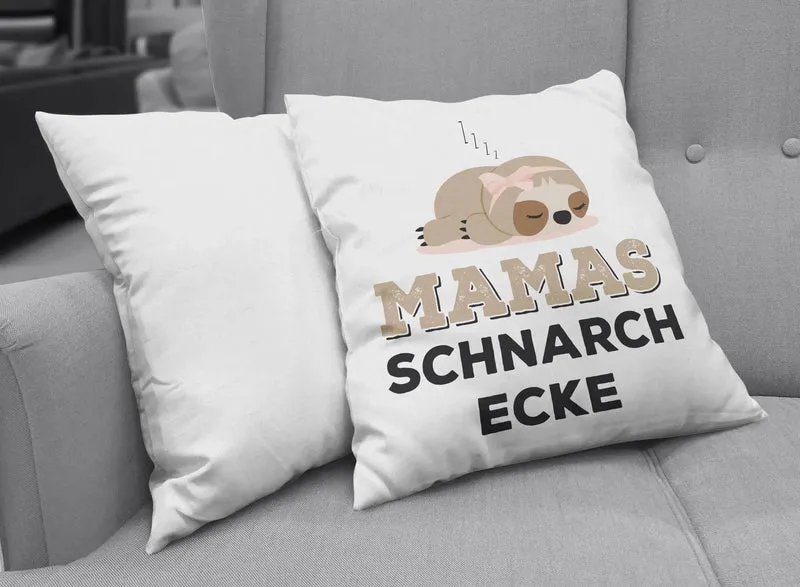 Kissen - Faultier Mamas Schnarchecke
