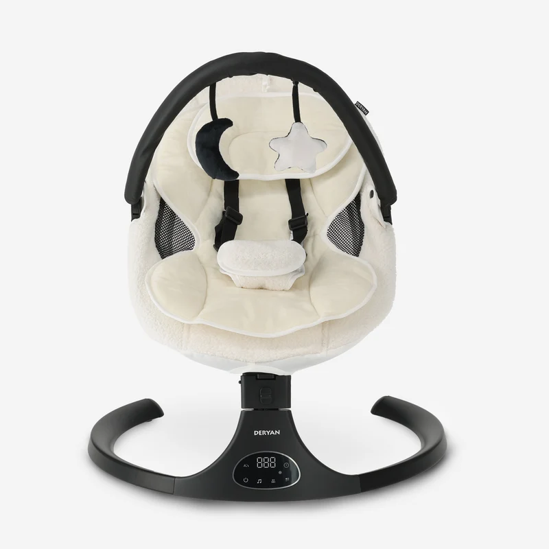 Teddy Elektrische Wipstoel - Baby Schommelstoel - Wit