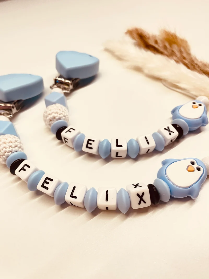 Schnullerkette Pinguin blau 12,90€, statt 17,90€