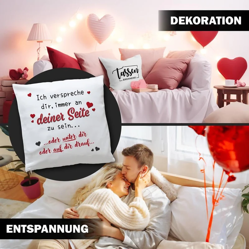 Kissen - Immer an Deiner Seite... oder unter Dir oder auf Dir drauf.