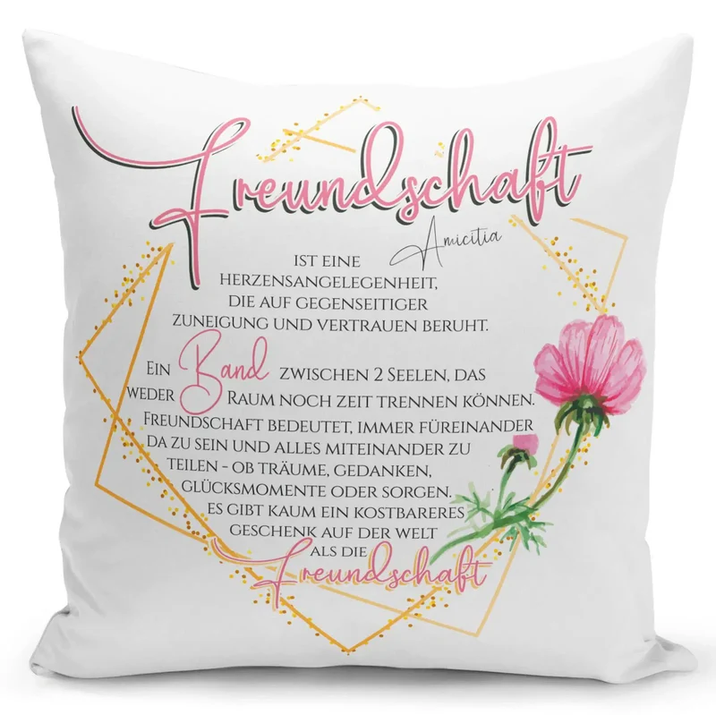 Kissen - Freundschaft
