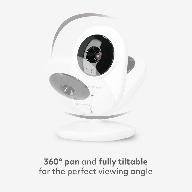 Draadloze Baby monitor – 2,8 inch Scherm – Nachtzicht – Terugspreekfunctie