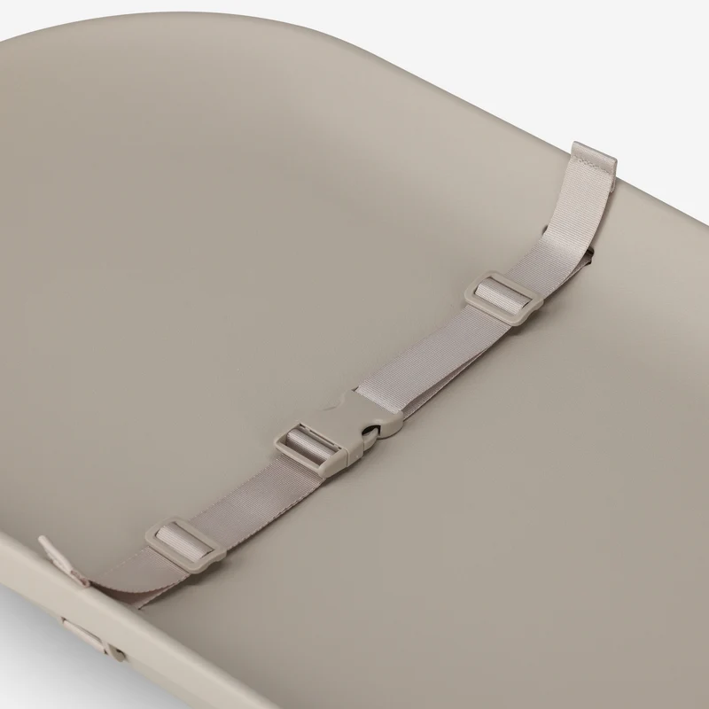 Verschoonkussen & Aankleedkussen – Multifunctioneel Waterdicht Verschoonmatje met Verhoogde Randen, Antislip PU-schuim – Comfortabel, Veilig & Hygiënisch Taupe