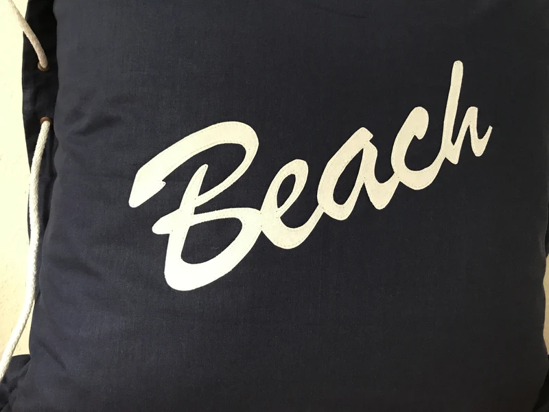 Maritime Kissenhülle, Landhausstil Kissenbezug * Beach * blau/weiß