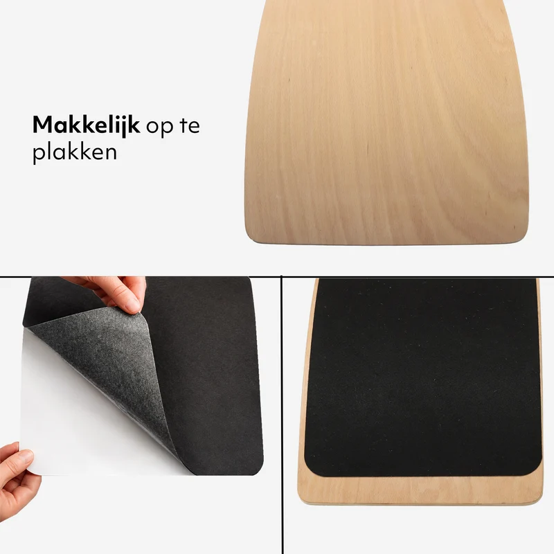 Balance Board Hout met Vilt 90 cm (Tweede kans)