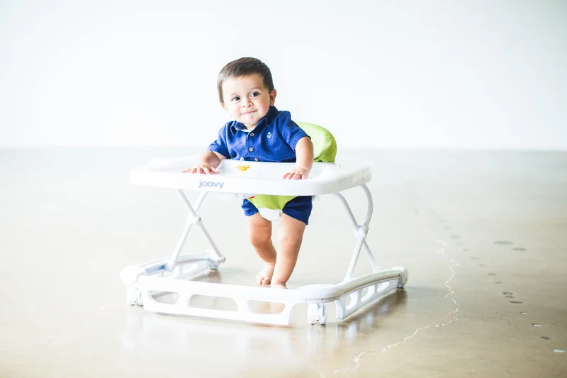 Joovy Spoon Luxe Loopstoel - Inklapbare Loopstoel - Groen (Outlet)