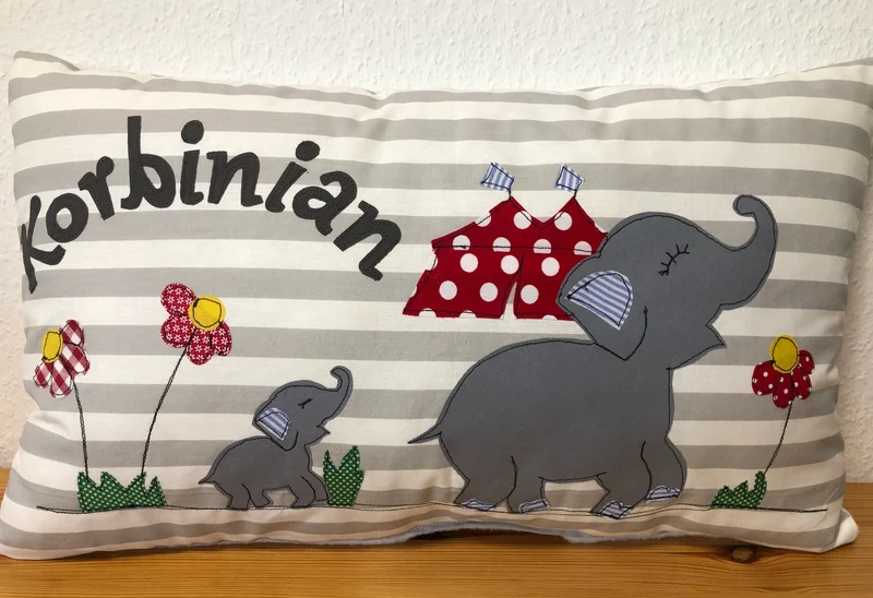 Namenskissen, Kuschelkissen, Kissen Geburt, Kinderkissen