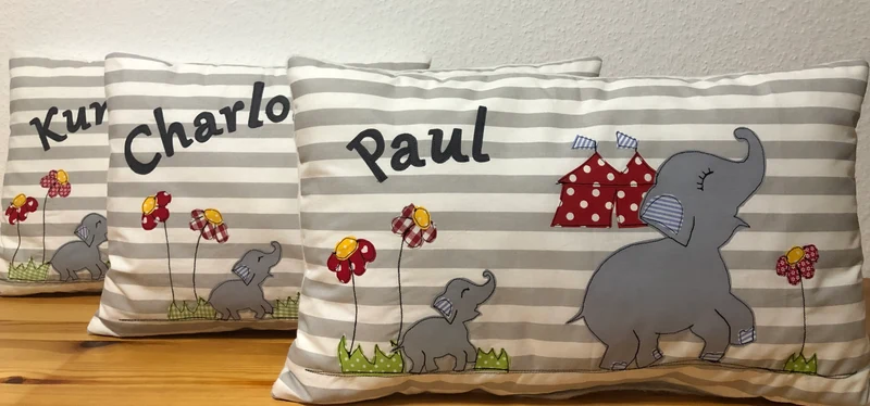 Namenskissen, Kuschelkissen, Kissen Geburt, Kinderkissen