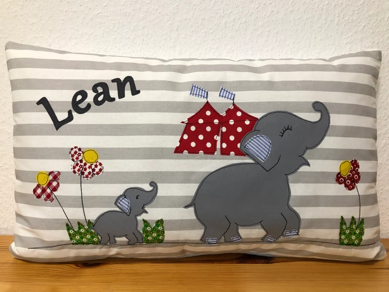 Namenskissen, Kuschelkissen, Kissen Geburt, Kinderkissen