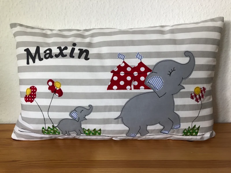Namenskissen, Kuschelkissen, Kissen Geburt, Kinderkissen
