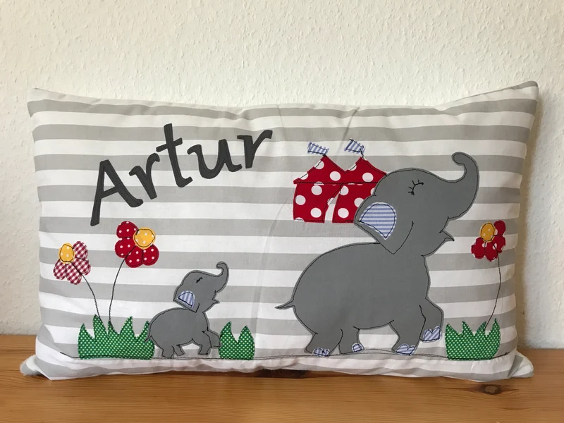 Namenskissen, Kuschelkissen, Kissen Geburt, Kinderkissen