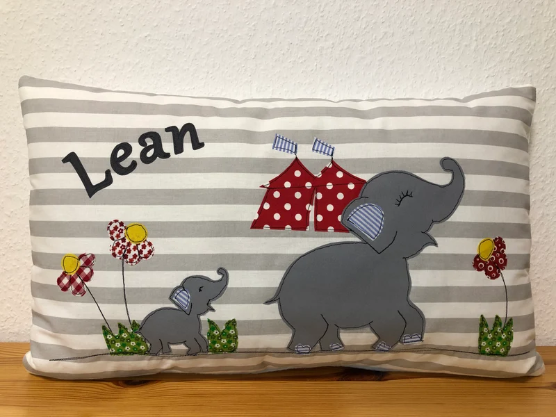 Namenskissen, Kuschelkissen, Kissen Geburt, Kinderkissen
