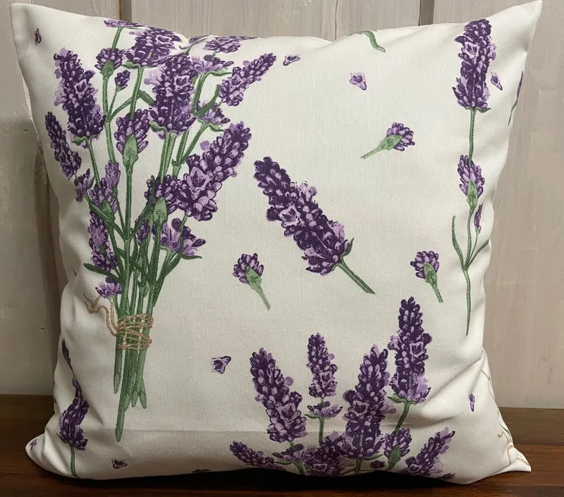 Landhausstil Kissenhülle * Kissenbezug * Dekokissen * Lavendel
