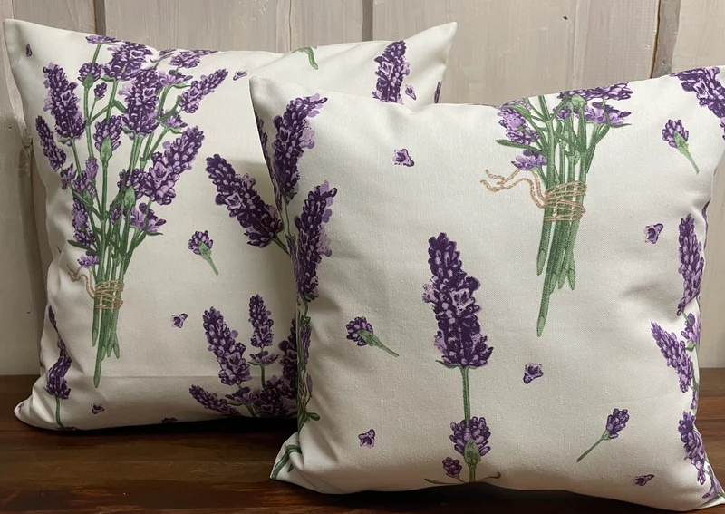Landhausstil Kissenhülle * Kissenbezug * Dekokissen * Lavendel