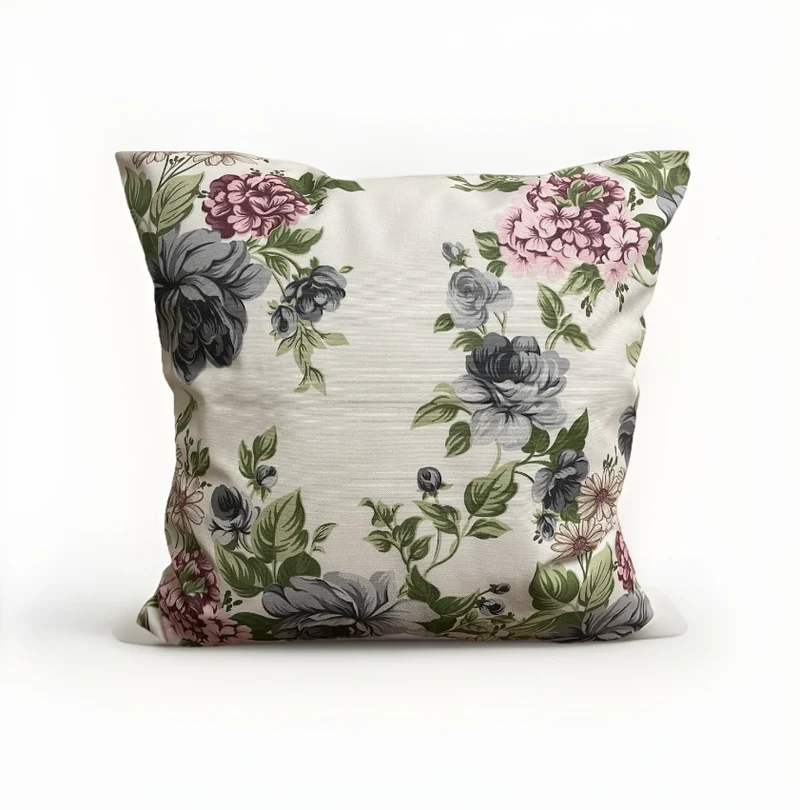 1x Landhausstil Kissenhülle * Kissenbezug * Dekokissen * Blumen