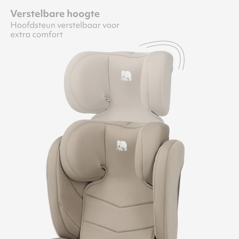 Charlie Luxe i-Size/isofix Autostoel Vanaf 3,5 jaar tot ca. 12 jaar - 100-150 cm - Truffle Nougat