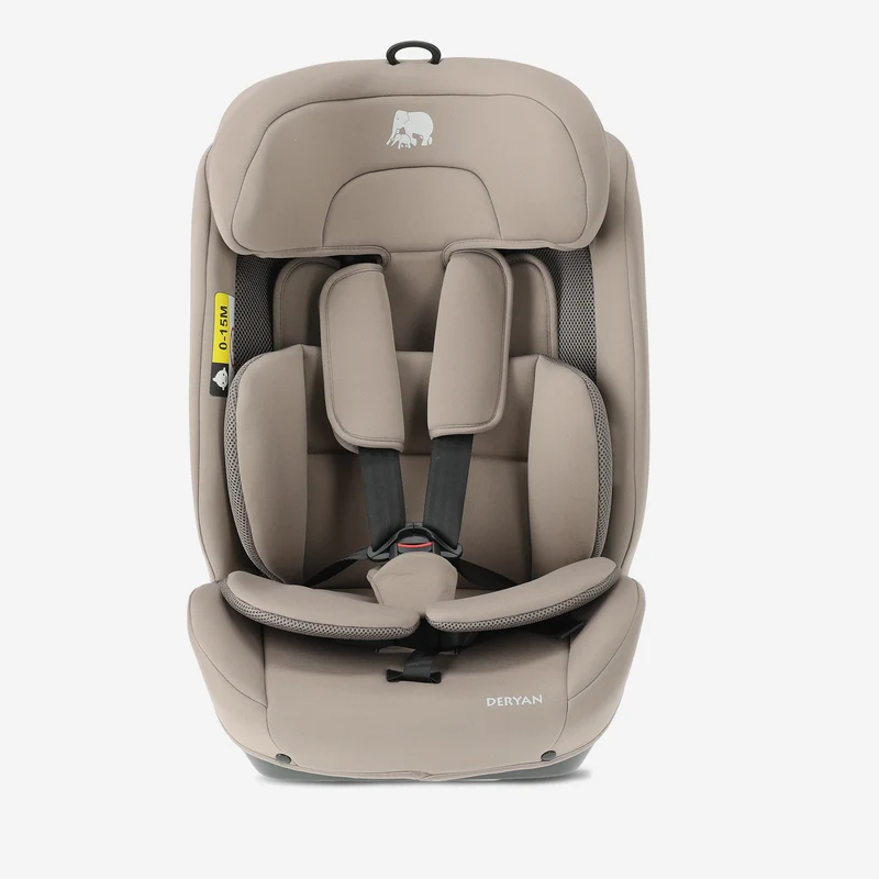 Carter Luxe i-Size/isofix Autostoel 76-150 cm - 9-36 kg - Diepe zitting - Afstelbare hoofdsteun - Veiligheidssystemen - Eenvoudig te reinigen - Groep 1/2/3 - Truffle Nougat
