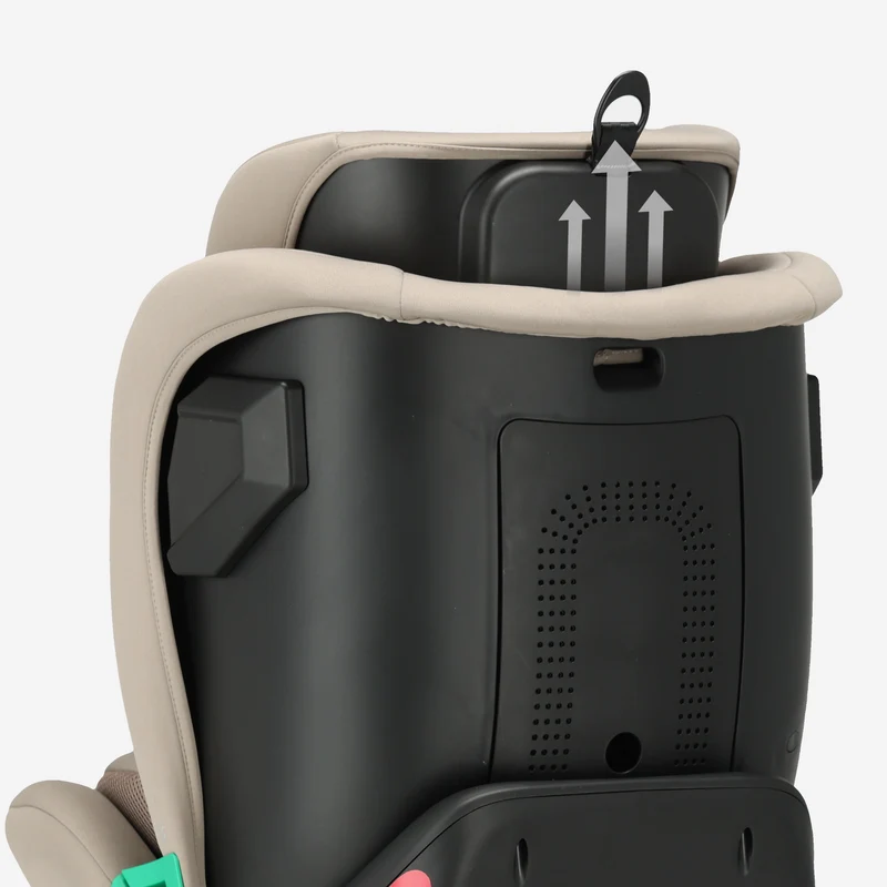 Chase Luxe i-Size Autostoel - 0-36kg - Isofix steunpoot - 360 draaibaar - Truffle Nougat