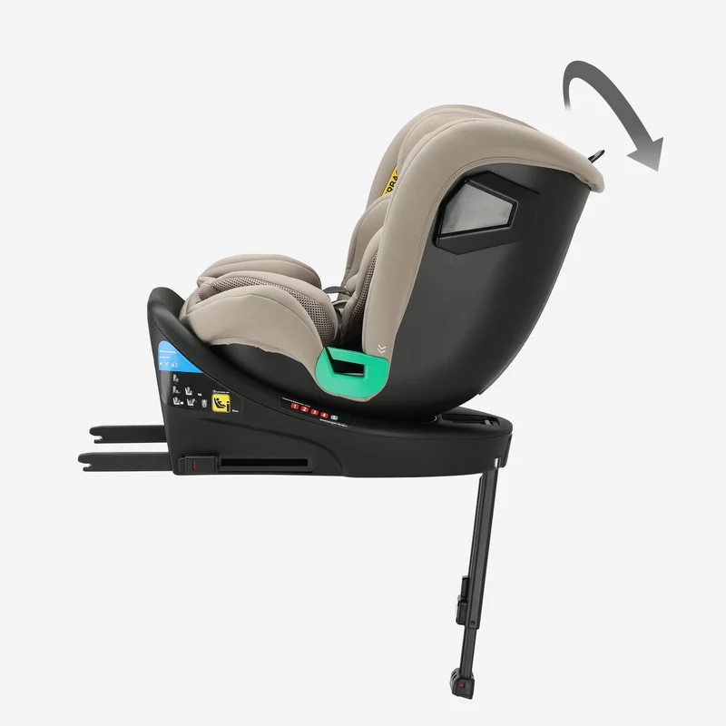 Chase Luxe i-Size Autostoel - 0-36kg - Isofix steunpoot - 360 draaibaar - Truffle Nougat