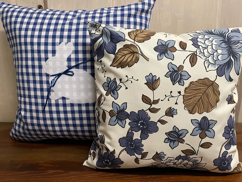 Landhausstil Kissenhülle * Kissenbezug * Dekokissen * Blumen