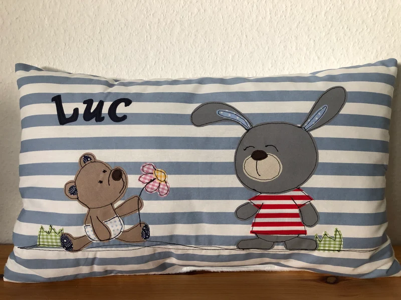 Namenskissen, Kuschelkissen, Kissen Geburt, Kinderkissen