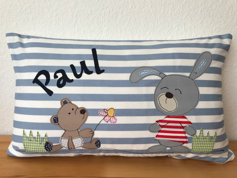 Namenskissen, Kuschelkissen, Kissen Geburt, Kinderkissen