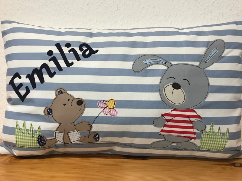 Namenskissen, Kuschelkissen, Kissen Geburt, Kinderkissen