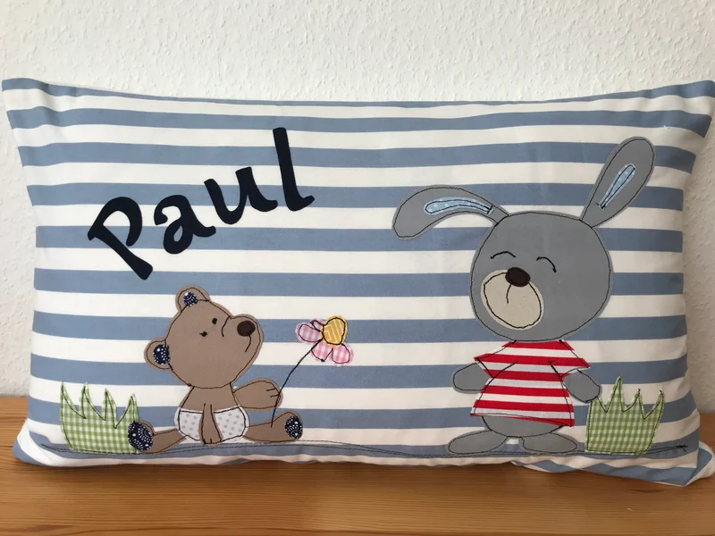 Namenskissen, Kuschelkissen, Kissen Geburt, Kinderkissen
