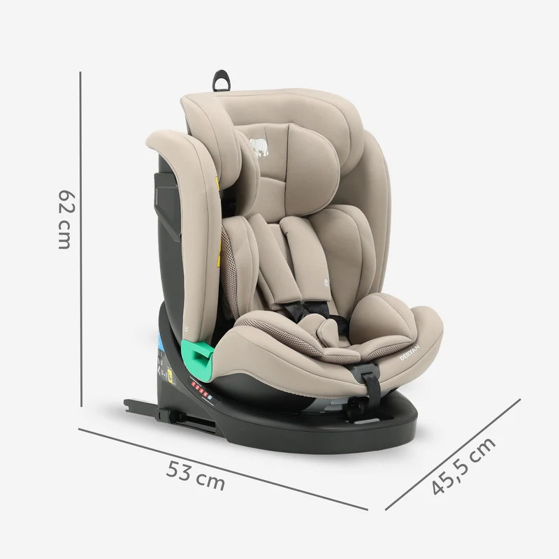 Colin Luxe I-size Autostoel - Groep 0-1-2-3 - Isofix - Draaibaar 360° - Truffle Nougat