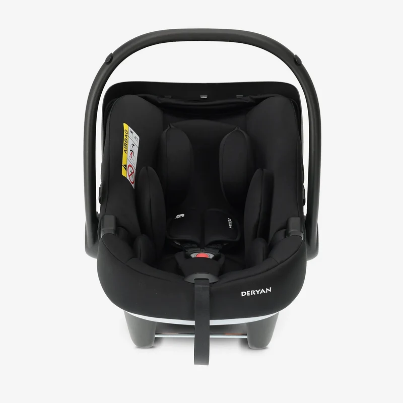 Deryan i-Size-Autokindersitz – Schwarz – Ab der Geburt – Isofix-Autokindersitz 0+
