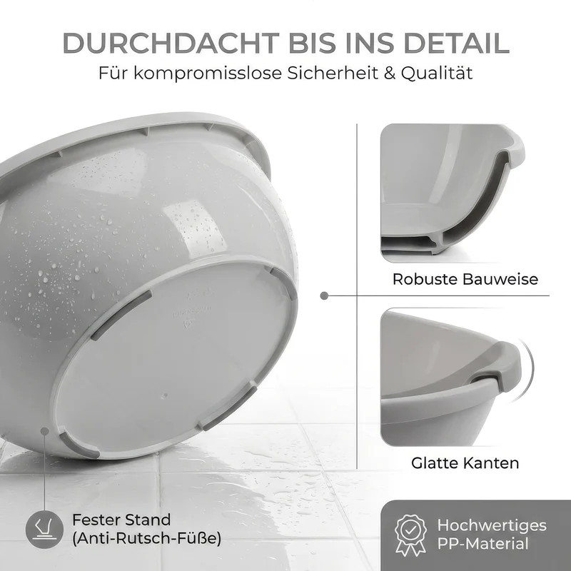 Baby Badewanne mit Badewanneneinsatz für Neugeborene