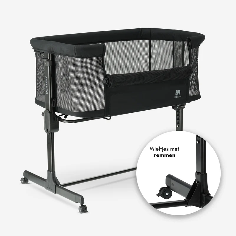Snoozy Co-Sleeper-Wiege – Schwarz