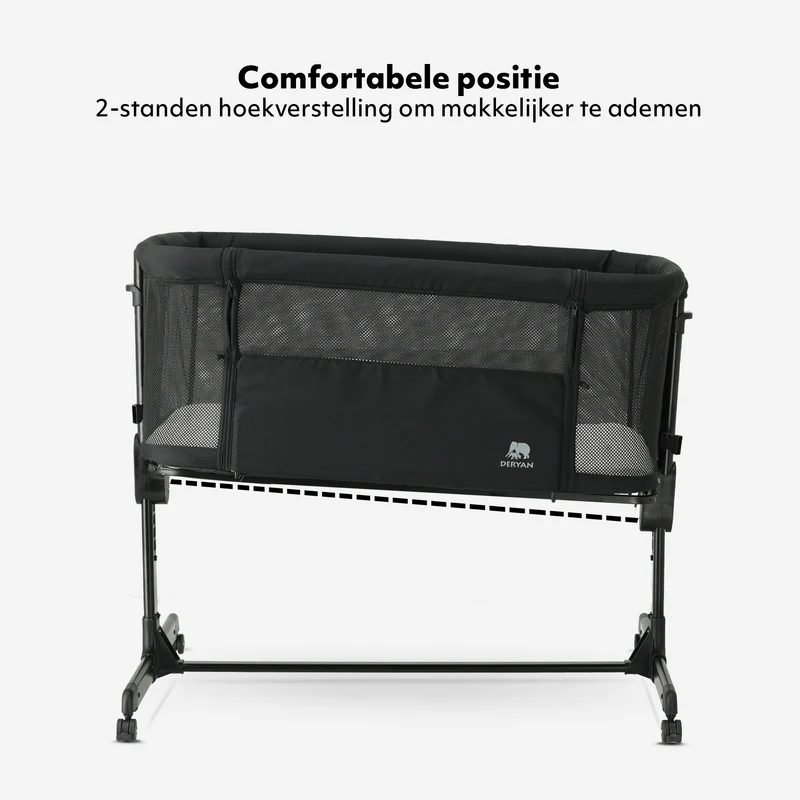 Snoozy Co-Sleeper-Wiege – Schwarz