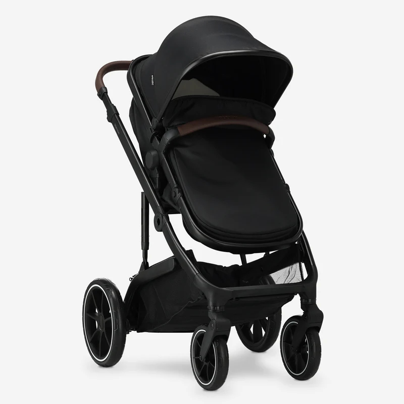 Noa 3-in-1-Kinderwagen Schwarz