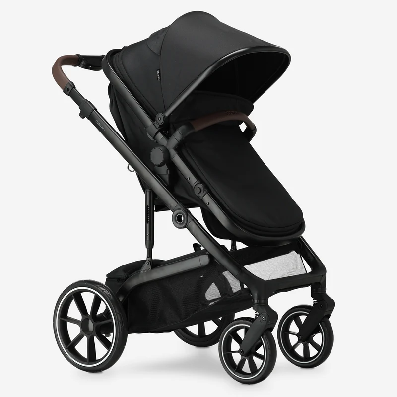 Noa 3-in-1-Kinderwagen Schwarz