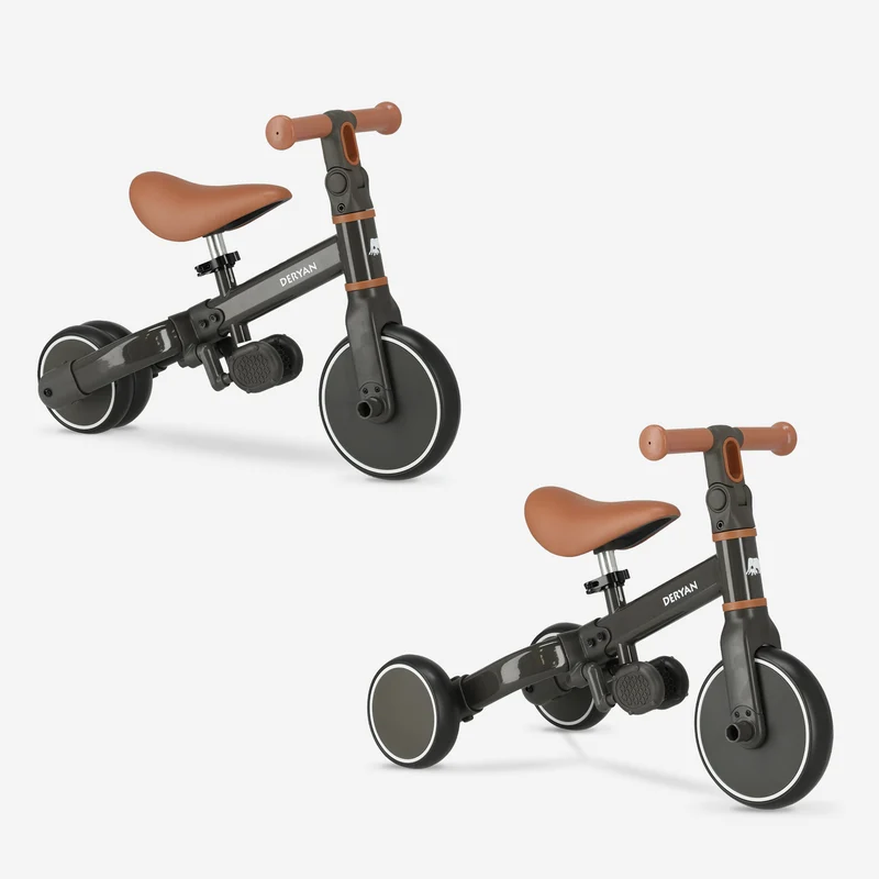 Jaime 4 in 1 Driewieler - Zwart