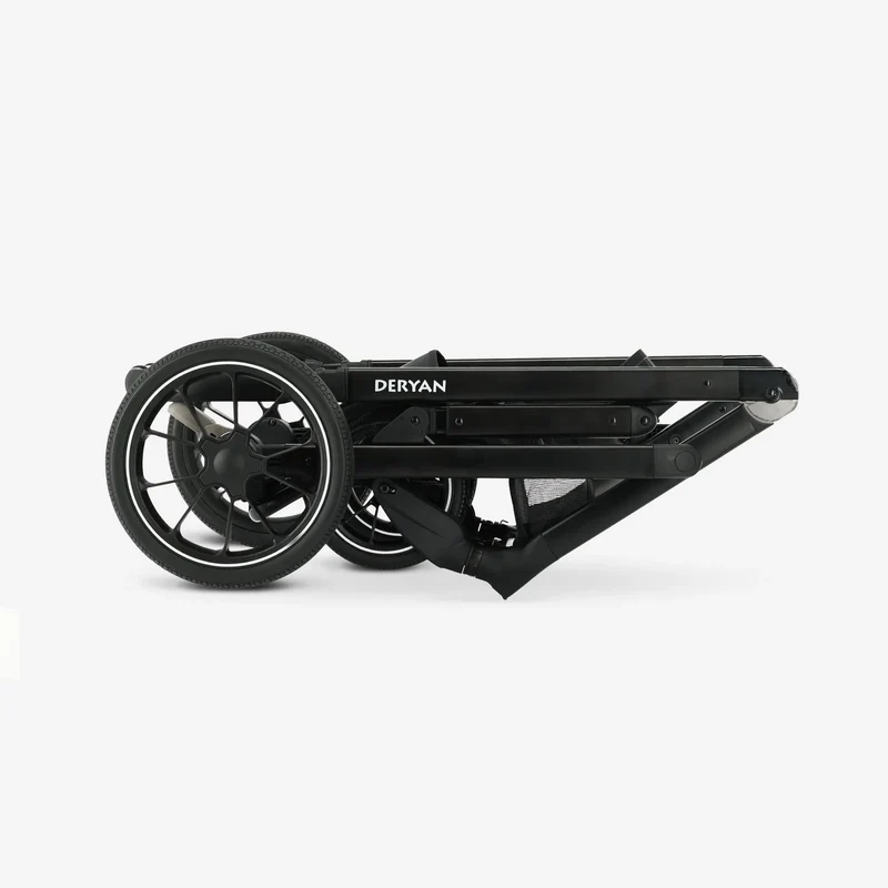 Deryan Evy V2 Kinderwagen - Duo Kinderwagen Schwarz
