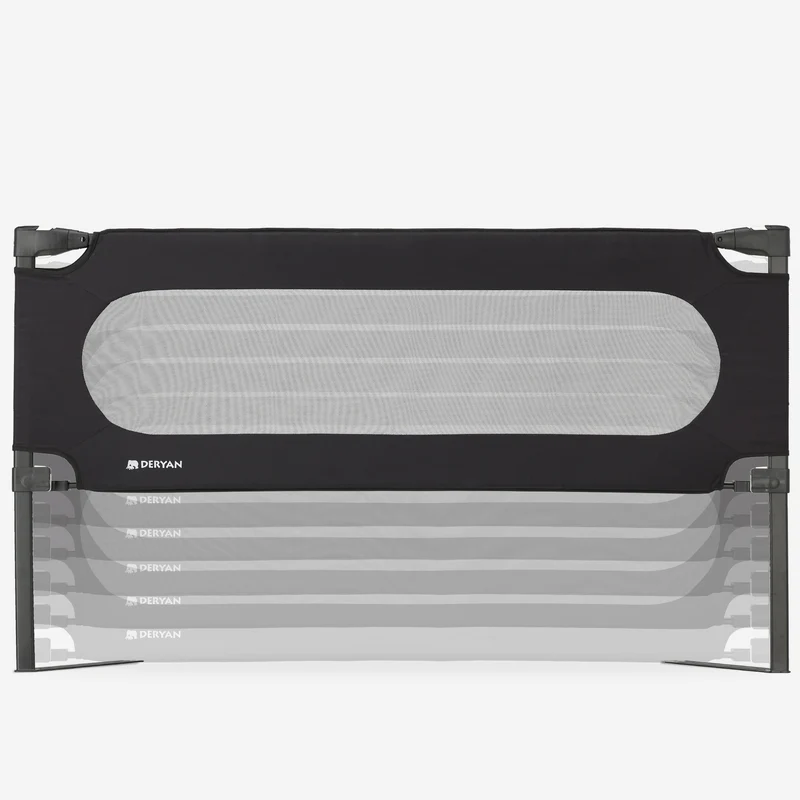 Luxury Bed Rail 150 cm Schwarz