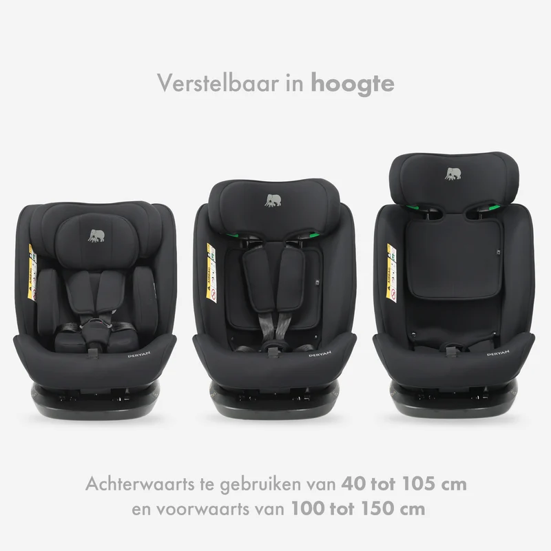 Clyde I-Size-Autokindersitz – Geeignet für Kinder von 40 bis 150 cm – Gruppe 0/1/2/3 – Befestigung mit dem Sicherheitsgurt