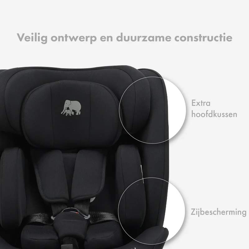 Clyde I-Size-Autokindersitz – Geeignet für Kinder von 40 bis 150 cm – Gruppe 0/1/2/3 – Befestigung mit dem Sicherheitsgurt