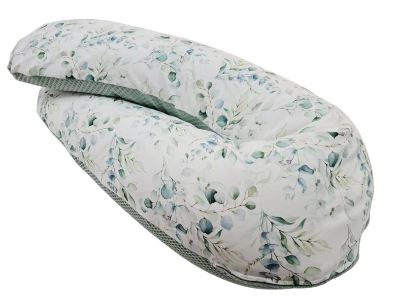 Stillkissen oder Seitenschläferkissen Lagerungskissen Eukalyptus mint von Atelier MiaMia