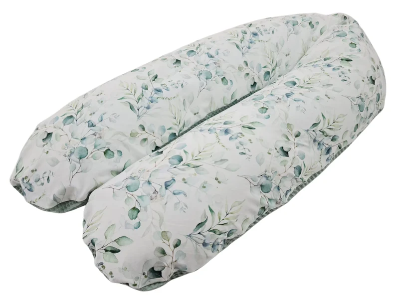 Stillkissen oder Seitenschläferkissen Lagerungskissen Eukalyptus mint von Atelier MiaMia