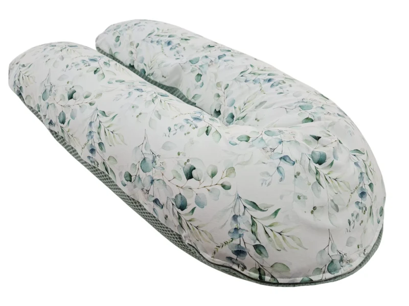 Stillkissen oder Seitenschläferkissen Lagerungskissen Eukalyptus mint von Atelier MiaMia