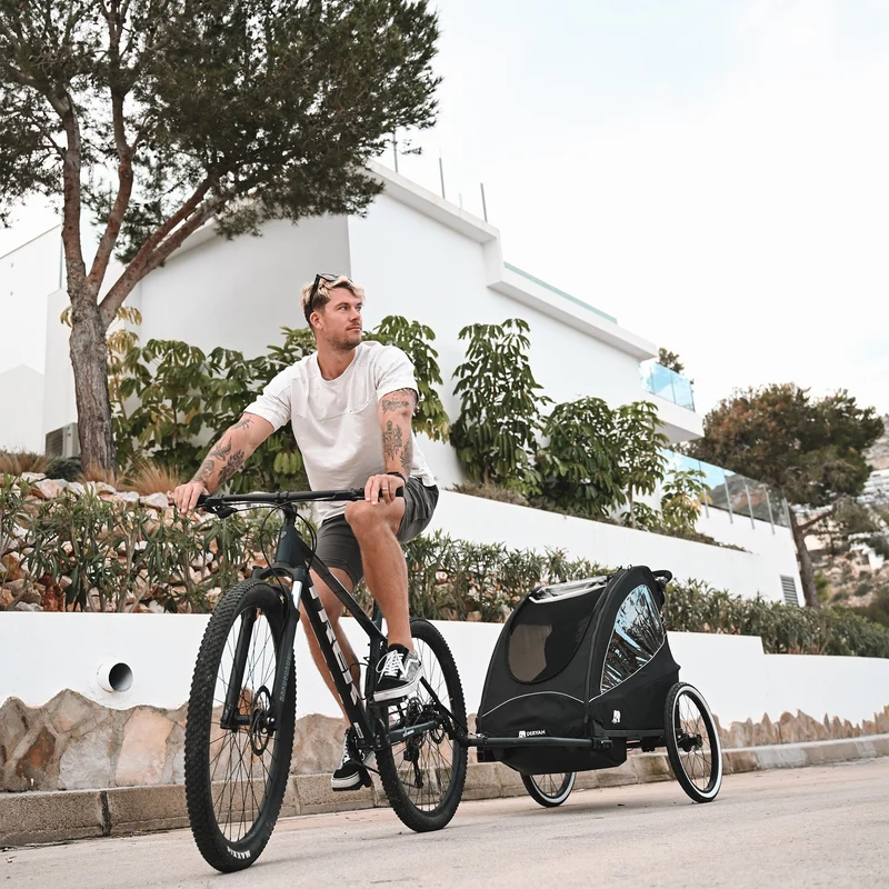 Luxury Bicycle Trailer - Fahrradanhänger und laufender Kinderwagen - 1 Person