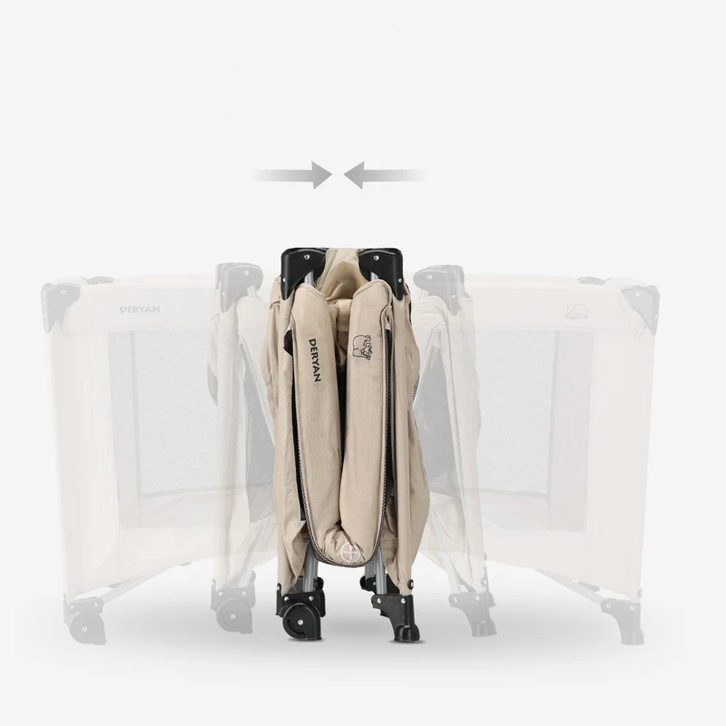 Deryan Luxury Camping Bett Creme