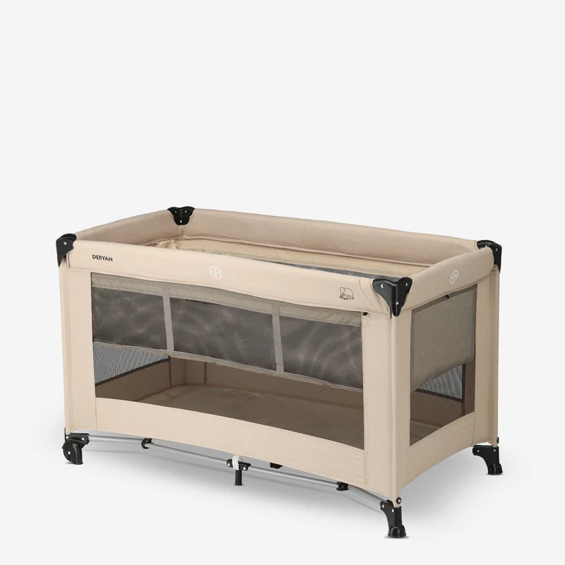 Deryan Luxury Camping Bett Creme
