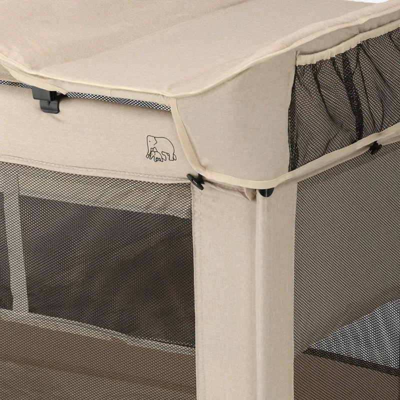 Deryan Luxury Camping Bett Creme